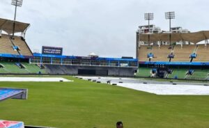 Rain plays spoilsport in the warmup against South Africa